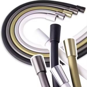 China Anti Twist Super Flexible Silicone Shower Hose For Bathroom Kitchen factory