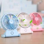 Anti Slip USB Powered Desk Fan Ultrasonic Frequency Multifunctional Indicator