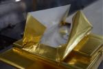 Hot Welding Semi-automatic Horizontal Chocolate Bar Tablets Fold Wrapping