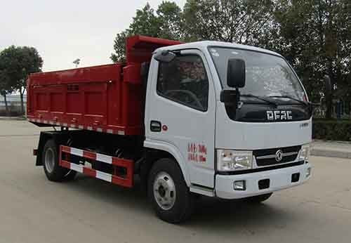 China Euro V Garbage Trash Dump Truck Front Loader 81kw 110hp factory