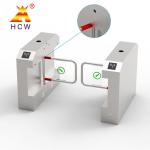 Anti Rush Face Recognition Turnstile Single Pole 500mm Width Swing Barrier Gate