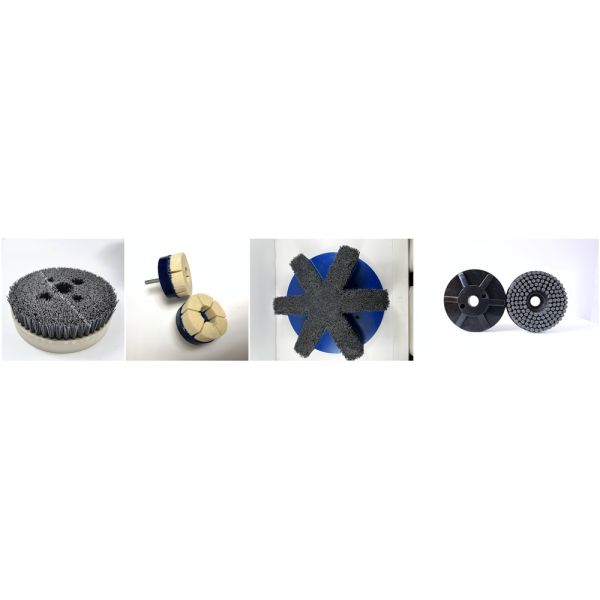 abrasive disc brush