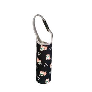 China Anti Slip Water Bottle Accessories Neoprene Bottle Cover Sleeve With Carry Strap factory