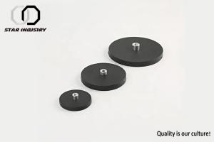 China Rubber Coated Neodymium Pot Magnets For Magnetic LED Ceil Panel Light factory