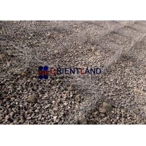 Soil Retention Gabion Wire Baskets Cages Slope Stabilization Hexagonal Mesh