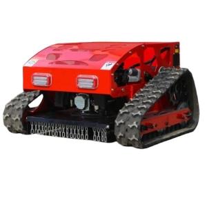 China Crawler Type Four Wheel Hybrid Remote Control Lawn Mower 20mm-180mm Cutting Height factory