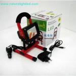 Portable rechargeable solar flood lights led