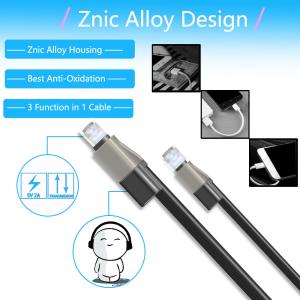 China IPhone 5 Charger Headphone Jack Adapter / Audio Fast Charging Usb Cable Adapter factory