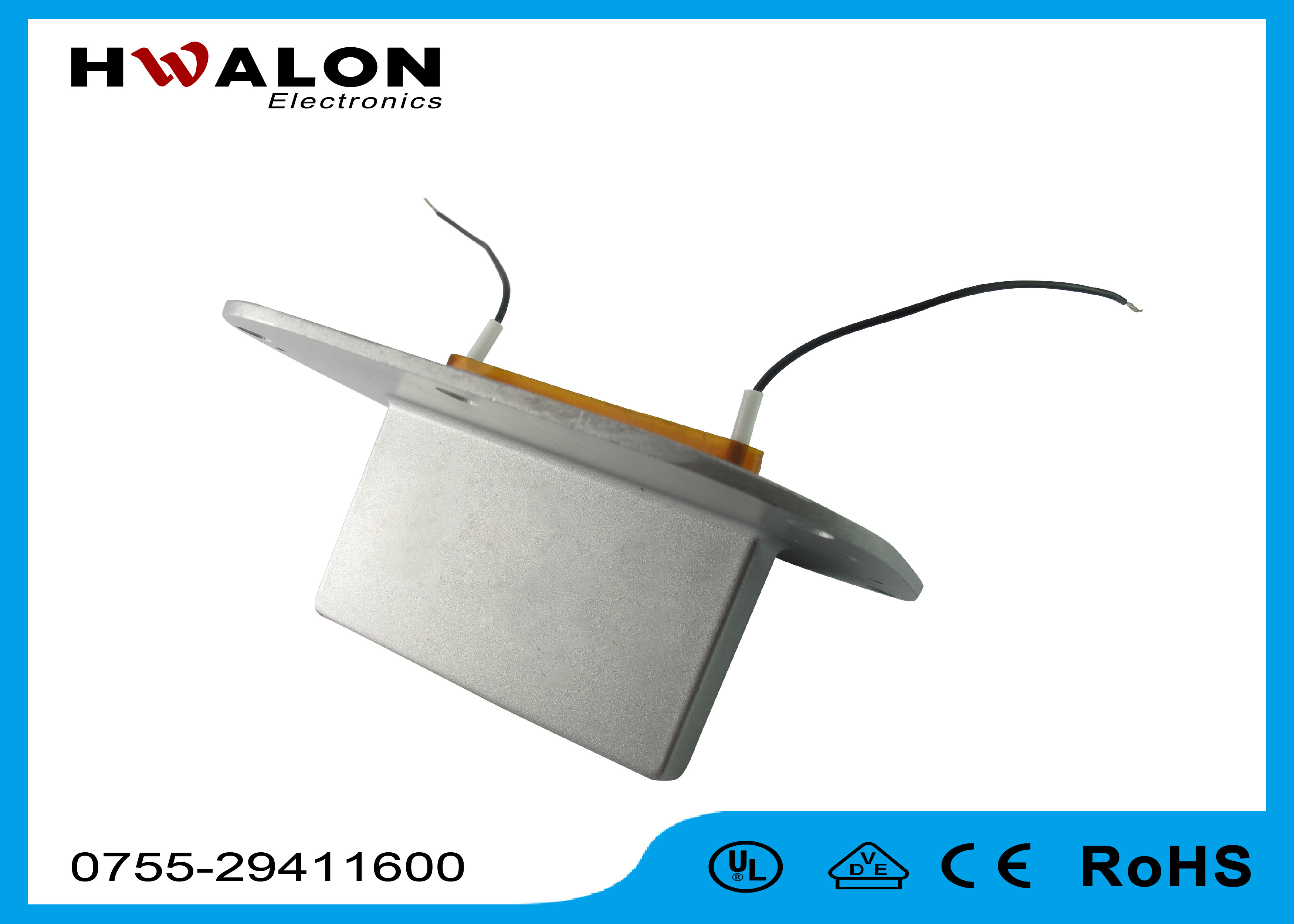 800W Embedded Fluid PTC Water Heater Customized For Foot Bath / Electric Device