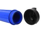 20'' food grade plastic wholehouse water filter housings with 3/4'' inlet/outlet