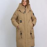 FODARLLOY 2022 puffer jacket ladies warm hooded cotton-padded clothes slim long