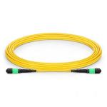 Male Female 8 / 12 / 24 Cores MPO Patch Cord Optical Fiber APC UPC Jumper