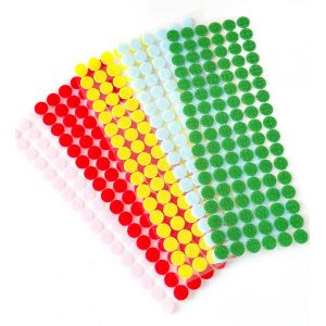 Customized Adhesive Hook And Loop Letter Buckle Hook And Loop Stickers 20mm