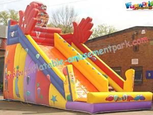 China KidsLarge Commercial Durable PVC tarpaulin Inflatable Slide Safety for Rent, Resale factory