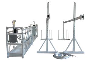 China LTD80 Hanging Platform For Painting Hot Galvanized Steel Cradle factory