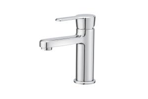 China Coral T9742W Sink Mixer Single Lever Morden Style Chrome Finish factory