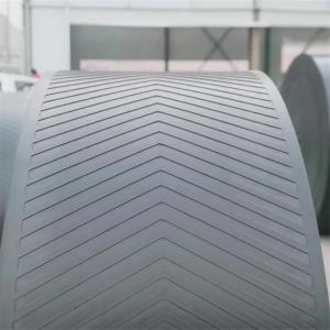 China Patterned Rubber Mining Steel Cord Chevron Conveyor Belt factory
