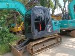 Low Hour Used Kobelco Excavator ISUZU Engine 75 Operating Weight 0.4m Bucket