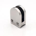 Stainless Steel Wall Mount Bathroom Shower Glass Clamp Square Corner Clip Heavy