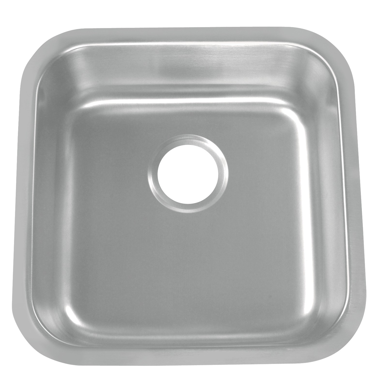China Rectangular Single Bowl Kitchen Sink With Brushed - Satin Finish Surface factory