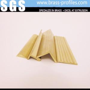 China Window Top Frames Brass Extruding / Center Frames Copper factory