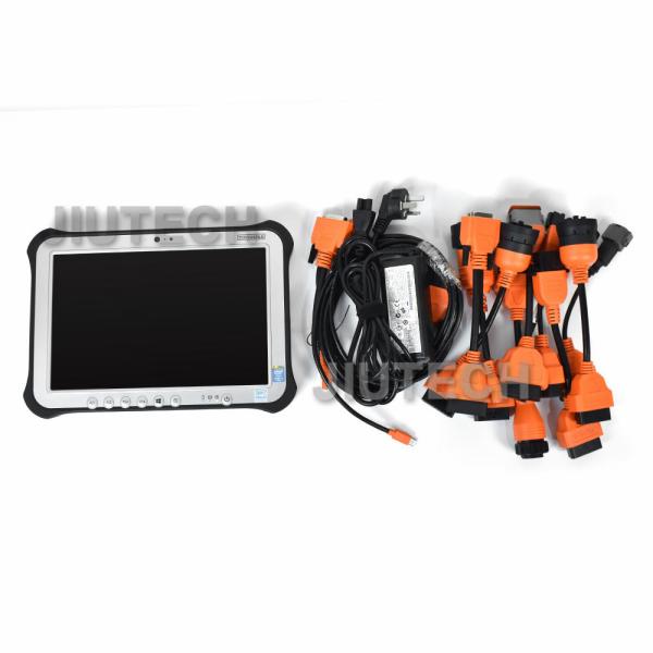 Multi-Brands Xtruck Y009 HDD Universal Diagnostic tool with FZ-G1 Tablet full