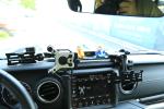 4x4 Vehicle Accessories Aluminum Alloy Center Console Bracket Mobile Phone