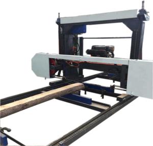 China Portable Wood Log Cutting Band Sawmill, Portable Bandsaw Mill Machine for sale factory