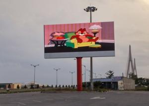 China Custom Size Outdoor LED Displays 162x162 dots for advertising factory