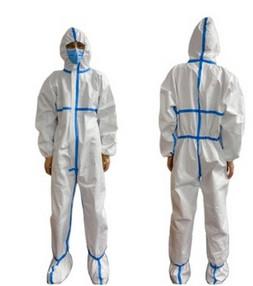 China Anti Bacteria Disposable Patient Gowns , Breathable Disposable Body Suit factory