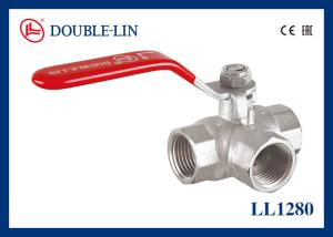 China ISO228 Thread 16 Bar Female 3 Way Brass Valve factory