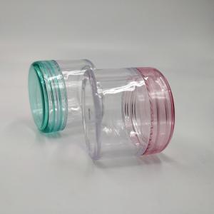China Customized Logo Plastic Cosmetic Container for Smooth Surface Label Printing Solutions factory