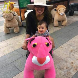 China Hansel coin operated battery car walking robot ride funny animal rides factory
