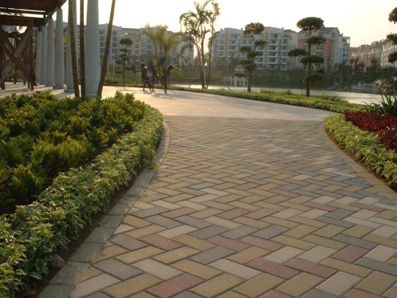 Water Permeable Ceramic Paving Stone Tile for Driveway, Walkways, Floor