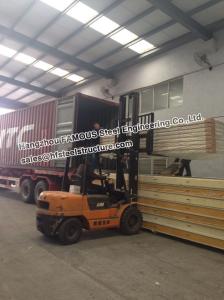 China Meat PU Insulated Cold Room Panel Construction With Low Temperature factory