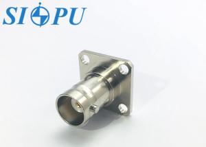 China BNC Female RF Coaxial Connector – Flange Mount, for 2# Semi-Rigid/Semi-Flexible Cable factory
