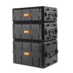 PE 10" Depth 6U Shockmount Rack Case / 6u Shallow Rack Case