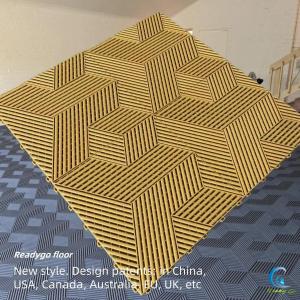 China 40x40cm Interlocking Shop Floor Mats Anti Slip Plastic Garage Floor Mats factory