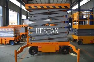 China 20M Battery Operated Scissor Lift Table Automotive Hydraulic For Aerial Work factory