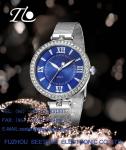 Classic elegant watch ladies fashion watch with alloy band