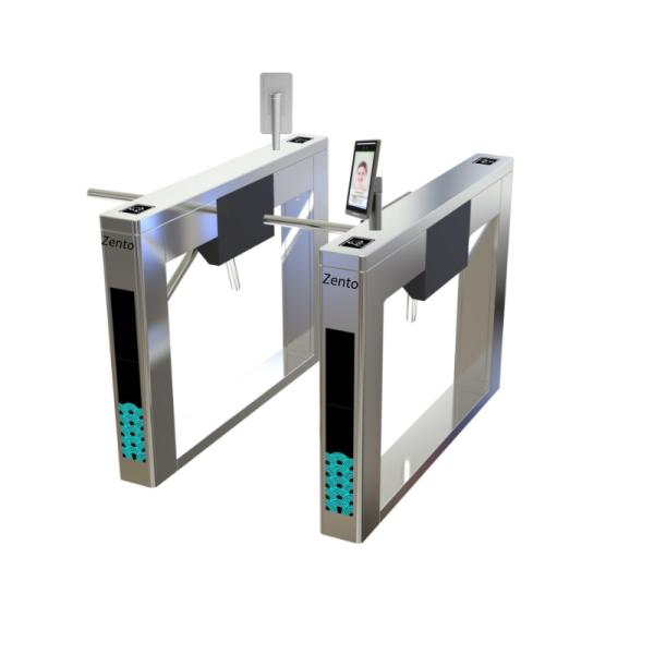 China OEM/ODM Slim Profile Swing Gate Turnstile with Face Recognition RFID Card Access Control 1 Million Swings Life factory