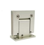 90 Degree Hydraulic Shower Hinge for Normal Bathroom Glass Door in Sliver