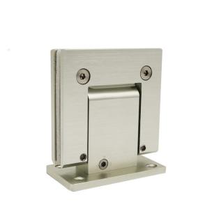 China 90 Degree Hydraulic Shower Hinge for Normal Bathroom Glass Door in Sliver Aluminium factory