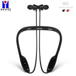 Waterproof Magnetic Neckband Bluetooth Earphones IPX4 Black Red Color