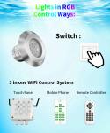 Anti Corrosion Inground Concrete Pool Light Underwater Practical 12V