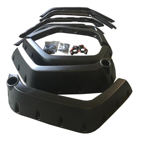 China Textured Black Jeep Wrangler JK 2014 Wheel Fender Flares factory