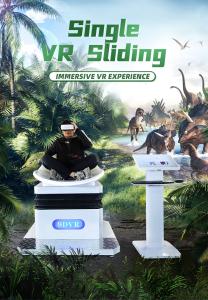 China 1 Seat 9D Vr Cinema Arcade Game Machine Slide Virtual Reality Simulator factory