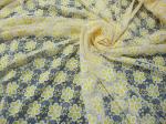 Printed Cotton Charming Polyester Lace Fabric with Allover Lace for Lady Garment