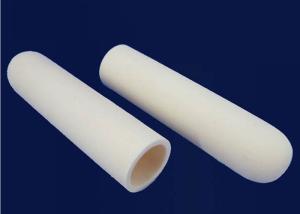 China Closed One End C799 Alumina Ceramic Insulator Tube High Temperature Resistance factory