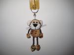 stuffed plush tiger keychain